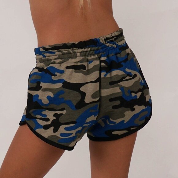 Kids camouflage shorts with drawstring - Picture 2 of 4